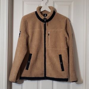 Blackyak sherpa fleece full zip jacket  NWOT